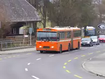 Tramverein Bern / ex Bern Mobil - Oldtimer FBW 283 unterwegs in der Stadt Bern am in Bern 12.03.2016