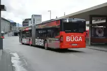 GR-155853 fährt am 16.10.2015 auf der Linie 4 durch Chur. Aufgenommen wurde ein Mercedes Benz Citaro G Facelift.
