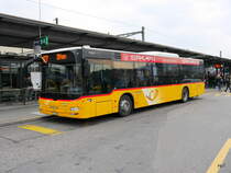 Postauto - MAN Lion`s City  SO  108085 vor dem Bahnhof in Olten am 11.03.2016