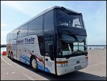 Van Hool T916  vom Reisedienst Theis aus Deutschland im Stadthafen Sassnitz am 17.05.2014