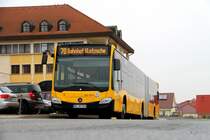 An der Endstadion Gompitz, Gompitzer Höhe steht 459 106 als Linie 70. 05.03.2016