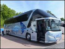 Neoplan Starliner von Pilger Reisen aus Deutschland im Stadthafen Sassnitz am 17.05.2014