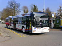 BD/WM - MAN Lion`s City AG 370303 unterwegs in Wohlen am 11.03.2016
