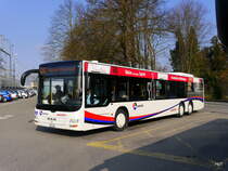 BD/WM - MAN Lion`s City AG 370304 bei den Bushaltestellen beim Bahnhof in Wohlen am 11.03.2016