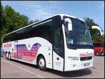 Volvo 9700 von Ideal-Tours aus Deutschland im Stadthafen Sassnitz am 17.05.2014
