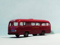 MB O 321 H, 1:87,  Bus, Deutsche Bundesbahn, Ziel: Bahnhof, Foto vom 24.2.2016, Brekina 5521, Foto vom 24.2.2016
