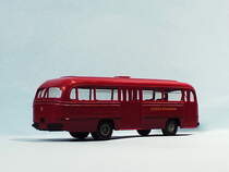 MB O 321 H, 1:87,  Bus, Deutsche Bundesbahn, Ziel: Bahnhof, Foto vom 24.2.2016, Brekina 5521, Foto vom 24.2.2016
