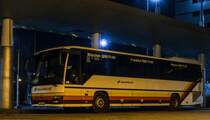 Mercedes-Benz O560 Intouro, fotografiert am 02.03.2016, Budapest Nepliget.