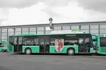 Mercedes Citaro 801 steht auf dem Hof der Garage Rankstrasse. Die Aufnahme stammt vom 06.03.2016.