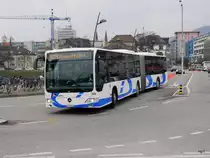 BOGG - Mercedes Citaro Nr.206  SO 47933 unterwegs in der Stadt Olten am 11.03.2016