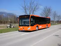RBS - Mercedes Citaro  Nr.203  BE  900203 unterwegs auf der Linie 8 in Nennikofen am 22.03.2016 