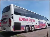 Volvo 9700 von Ideal-Tours aus Deutschland im Stadthafen Sassnitz am 17.05.2014