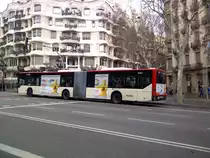 Mercedes-Benz Citaro (O 530 G), Wagen 3044, TMB Barcelona, Passeig de Gracià, La Pedrera, 19.03.2016