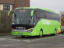 Setra S 516 HD von Meinfernbus/Flixbus stand am 26.03.2016 in H�he Rostock-Reutershagen
