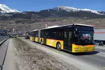 MAN Lions City G am 26.03.2016 bei Conthey auf der Linie 311 Martigny-Sion 