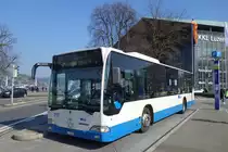 MB Citaro O530 am 19. März beim Bahnhof Luzern