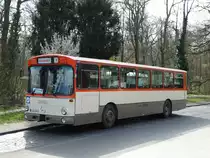 VGF Mercedes Benz O305 als Osterhasenexpress am 26.03.16 in Frankfurt am Main Schwanheim