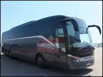 Setra 516 HD von Sollner aus Deutschland im Stadthafen Sassnitz am 20.05.2014