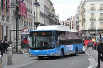 EMT, Madrid. MAN/Burillo Lion's City CNG (Nr.8793) in Carretas-Puerta del Sol. (25.3.2016)