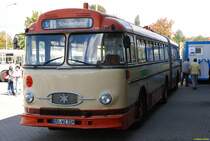 Henschel Gelenkbus HS 160 auf einer Ausstellung in Fürth/Bayern - 15.09.2007