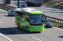 2.4.16 A9 bei Ferch/Neuseddin. Scania / Flixbus südwärts 