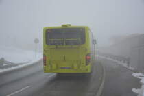 FL-39841 fährt am 16.10.2015 auf der Linie 21 nach Malbun. Aufgenommen wurde ein Setra S 415 NF / Malbunstrasse Liechtenstein.
