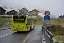 Am 16.10.2015 fährt dieser Mercedes Benz Citaro Facelift mit dem Kennzeichen FL-39819 auf der Linie 21. Aufgenommen bei der Ortseinfahrt Steg.
