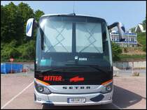 Setra 515 HD von Retter Reisen aus Österreich im Stadthafen Sassnitz am 23.05.2014