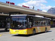 Postauto - MAN Lion`s City  GR  95435 vor dem Bahnhof Chur am 26.03.2016