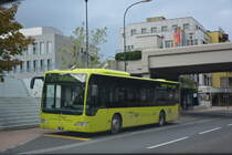 FL-39817 fährt am 16.10.2015 auf der Linie 21 nach Malbun. Aufgenommen wurde ein Mercedes Benz Citaro Facelift / Vaduz Post.
