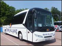 Neoplan Jetliner von Reise-Allianz/Meyering aus Deutschland im Stadthafen Sassnitz am 23.05.2014