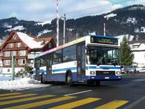 ZVB, Zug. NAW/Hess BU 5-25 (Nr.106) in Sattel-Aegeri, Bahnhof. (29.11.2008)