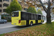 Am 17.10.2015 fährt FK-6FCD durch Feldkirch. Aufgenommen wurde ein Setra S 415 NF.
