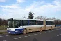 Serbien / Belgrad / Beograd: Ikarbus IK-201 von  Lasta Belgrad , aufgenommen im Januar 2016 in der N�he der Haltestelle  Bulevar Nikole Tesle  in Belgrad.