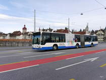 VBL - Mercedes Citaro Nr.140  LU 199440 unterwegs in Luzern am 28.03.2016