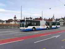 VBL - Mercedes Citaro Nr.140  LU 199440 unterwegs in Luzern am 28.03.2016
