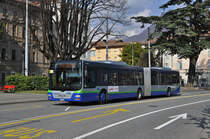 MAN Lions City 438, von TPL, fährt auf einer Park&Ride Tour. Die Aufnahme stammt vom 29.03.2016.