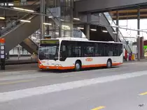 RBS - Mercedes Citaro  Nr.2  BE  366002 beim Bahnhof Zollikofen am 02.04.2016