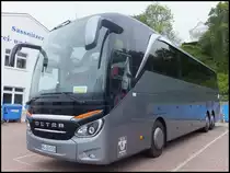 Setra 516 HDH als Vorführwagen im Stadthafen Sassnitz am 24.05.2014