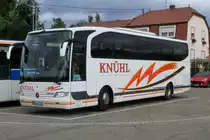 Mercedes Benz Travego von Omnibusverkehr Knühl am 25.07.2015 in Wissembourg/Frankreich