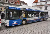 MAN-Bus (Nr. 115) der SÜC, unterwegs als Linie 7 (Scheuerfeld Paul-Helbich-Platz - Rögen), am 21.3.2016 bei der Haltestelle Theaterplatz.