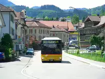 PostAutobetriebe Unteres Toggenburg, Lütisburg. MAN/Göppel 12.220HOCL (SG 214'311) in Bütschwil, Bahnhof. (16.5.2009)