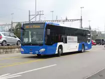 tpn - Mercedes Citaro  VD 1153 am warten in Nyon am 09.04.2016