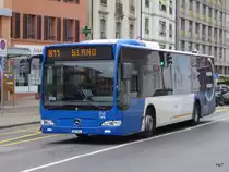 tpn - Mercedes Citaro  VD 1344 unterwegs in Nyon am 09.04.2016