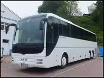 MAN Lion's Coach von Express Drive GmbH aus Deutschland im Stadthafen Sassnitz am 24.05.2014