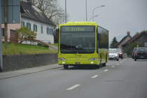 FL-39816 fährt am 17.10.2015 auf der Linie 13 nach Feldkirch. Aufgenommen wurde ein Mercedes Benz Citaro Facelift.