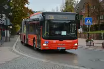 Am 18.10.2015 fährt FR-JS 812 auf der Linie 7300 nach Titisee. Aufgenommen wurde ein MAN Lion's City G / Titisee.