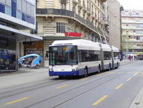 TPG - Trolleybus Nr.783 unterwegs auf der Linie 10 in der Stadt Genf am 09.04.2016