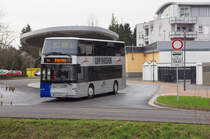 Die Schulkinder freuen sich auf ihren Doppeldecker. Die Firma Lay Reisen setzt für den Schülerverkehr im Bereich der Stadt Püttlingen und im Köllertal oft Doppelstockbusse ein. Hier ein MJT D02-21D am Busbahnhof in Püttlingen. 02.02.2016
MAGYAR JÁRMÛTECHNIKAI ZRT. - HUNGARY