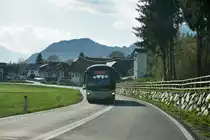 MAN Lion's Regio von POSTBUS, unterwegs als SEV-Kurs 14260 (Lienz Bahnhof - Greifenburg-Weißensee Bahnhof), am 12.4.2016 bei Frallach.